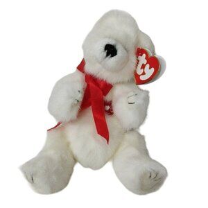 Vtg Ty Beanie Babies Amore Valentine Jointed Bear Stuffed Animal Plush Toy 1993